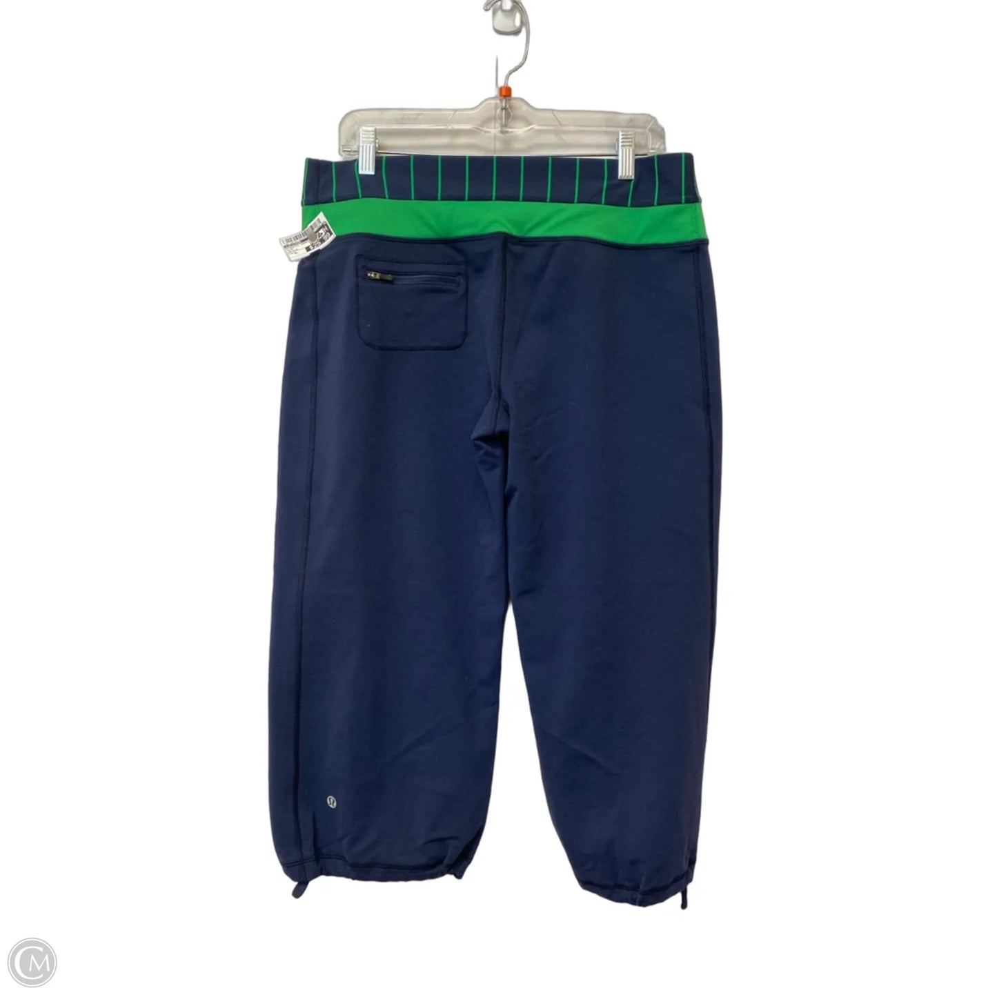 Athletic Capris By Lululemon In Blue, Size: Xl