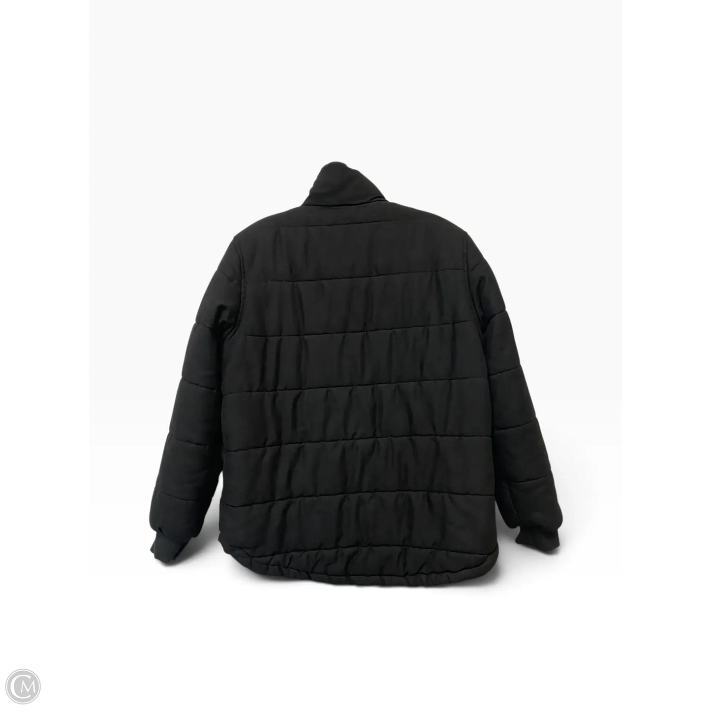Jacket Puffer & Quilted By Clothes Mentor In Black, Size: M