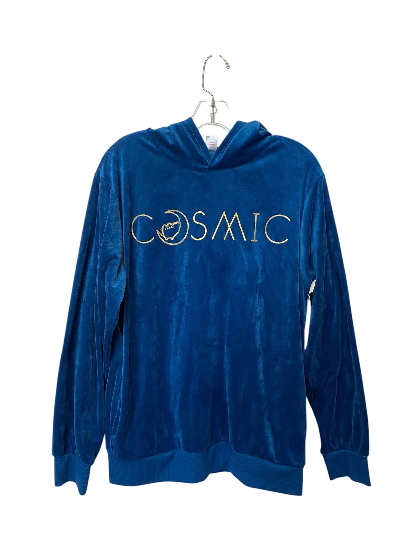 Sweatshirt Hoodie By Clothes Mentor In Blue, Size: M