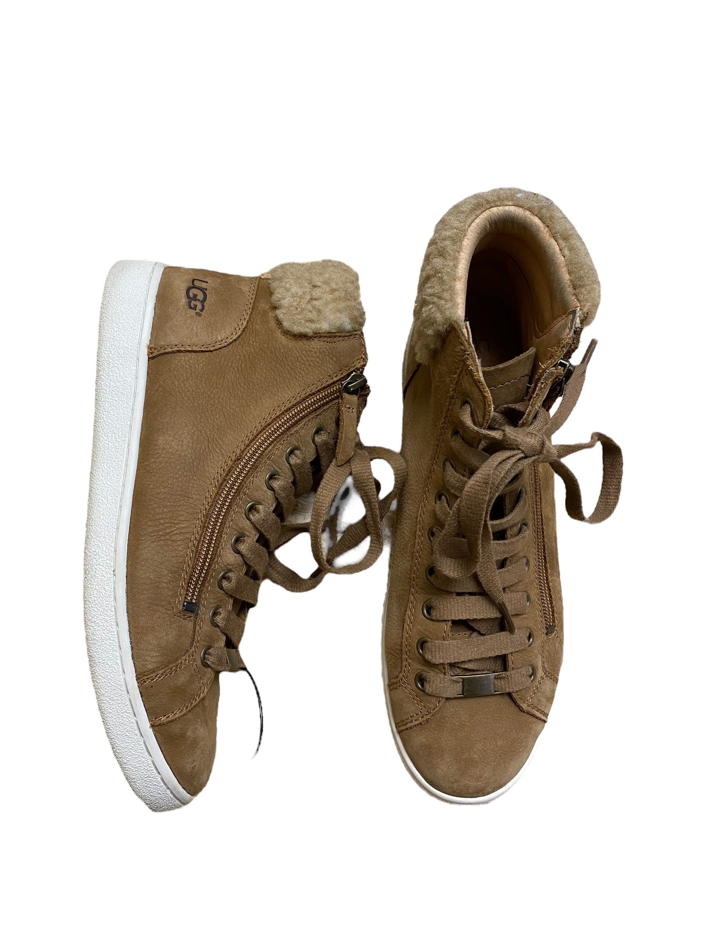 Shoes Designer By Ugg In Brown, Size: 9.5