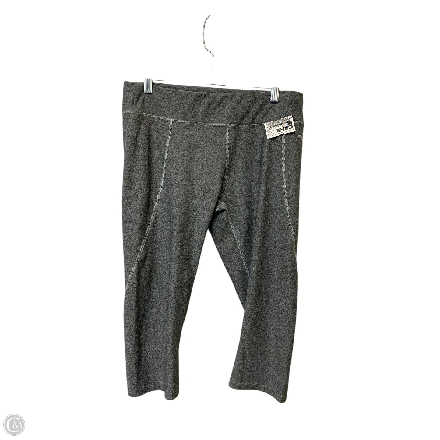 Athletic Leggings By The North Face In Grey, Size: L