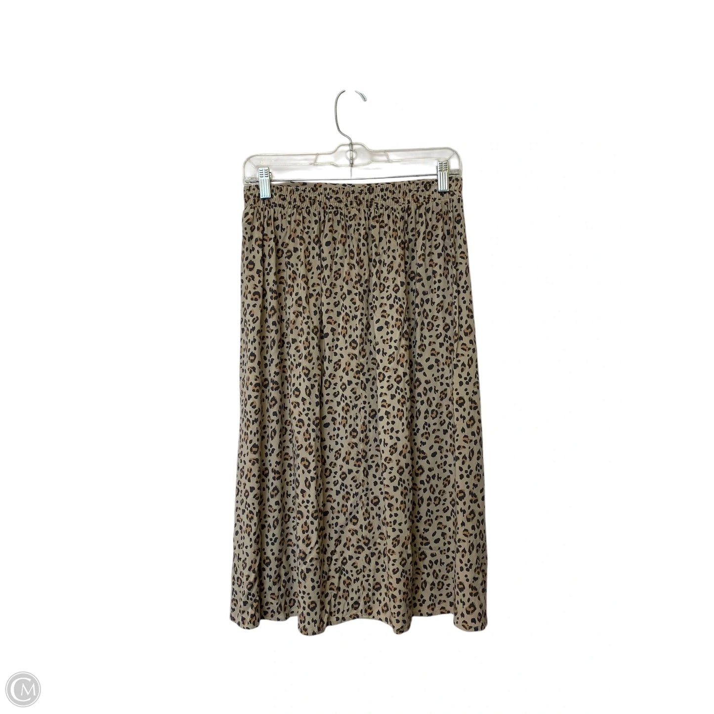 Skirt Midi By Nine West In Animal Print, Size: S