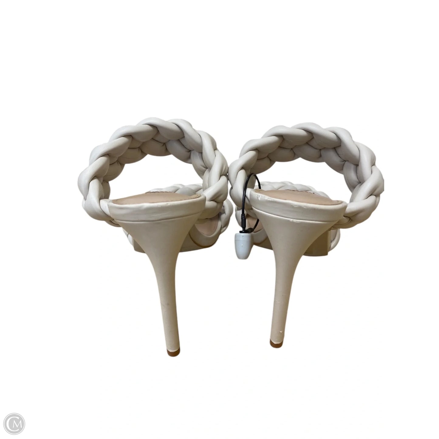 Sandals Heels Stiletto By Steve Madden In Cream, Size: 10