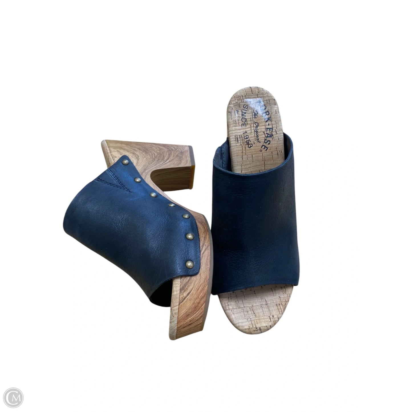 Sandals Heels Block By Kork Ease In Black, Size: 7