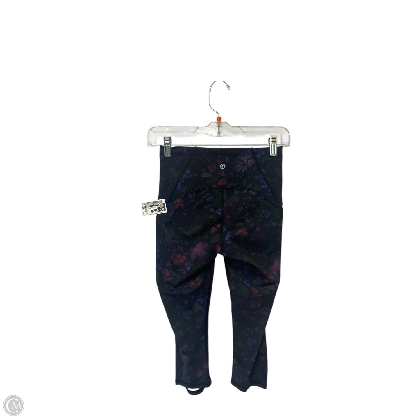 Athletic Leggings By Lululemon In Floral Print, Size: 4