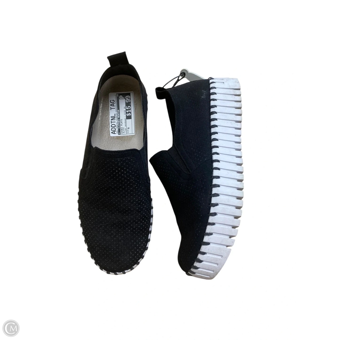 Shoes Flats By Clothes Mentor In Black, Size: 6