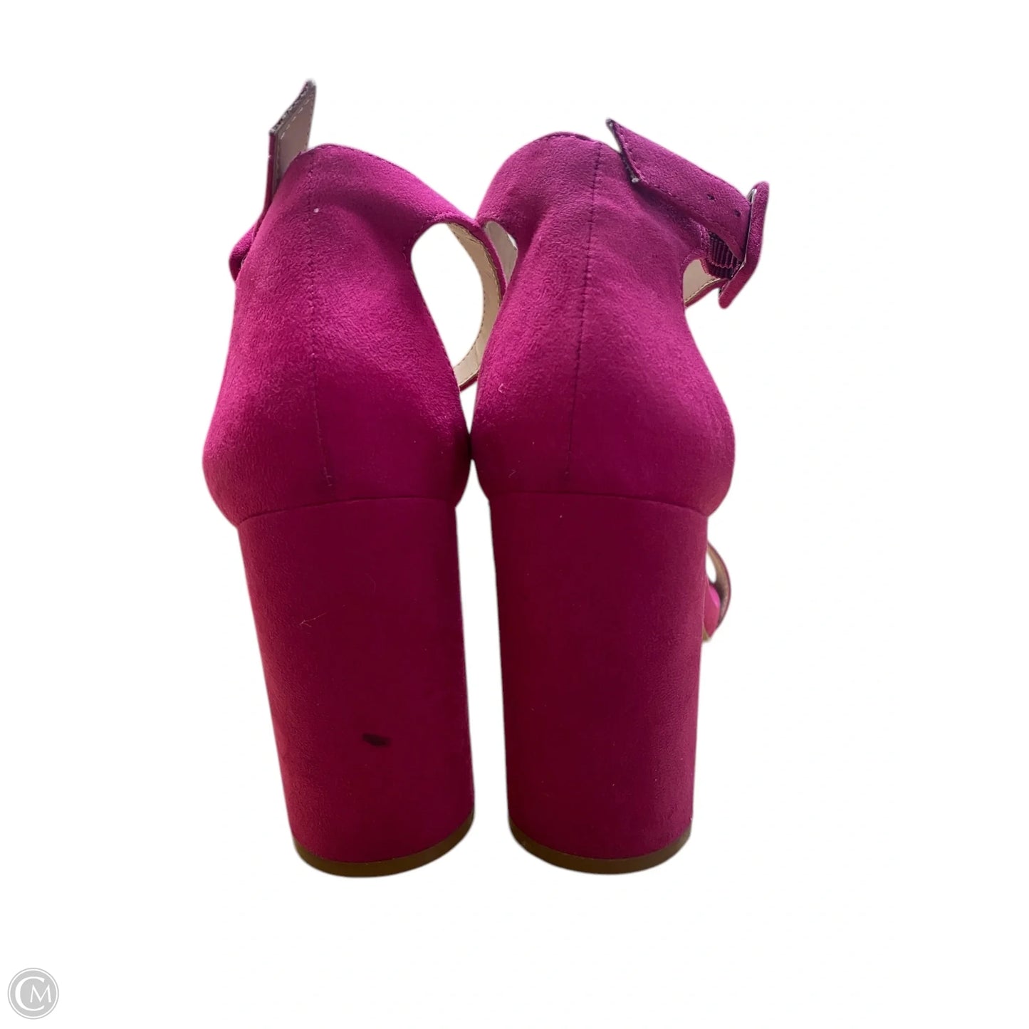 Shoes Heels Block By Mix No 6 In Pink, Size: 7.5