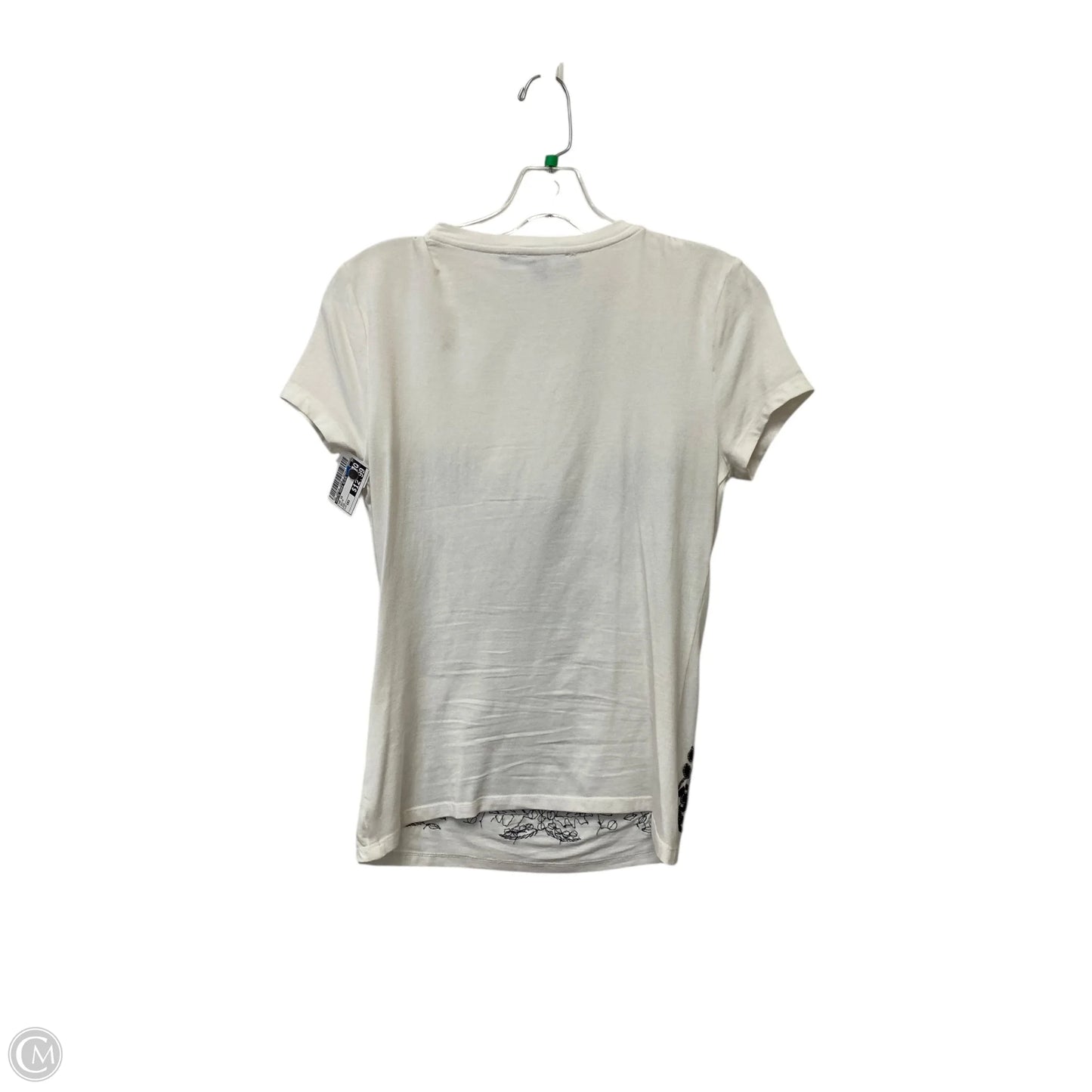 Top Short Sleeve By White House Black Market In White, Size: Xxs