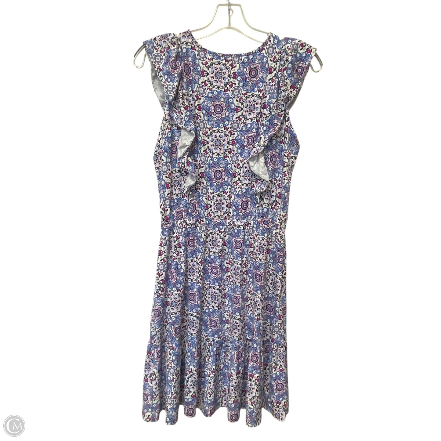 Dress Casual Midi By Loft In Purple, Size: S