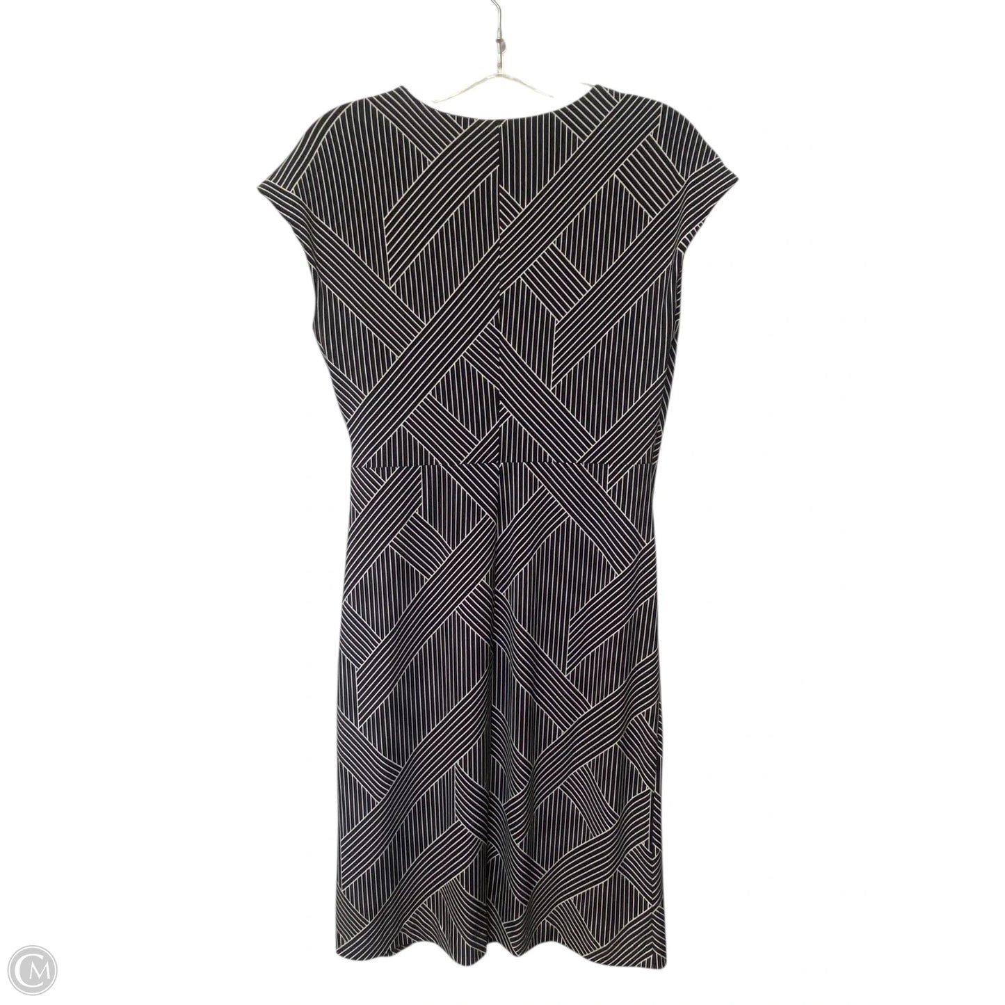 Dress Casual Midi By Ann Taylor In Black, Size: S