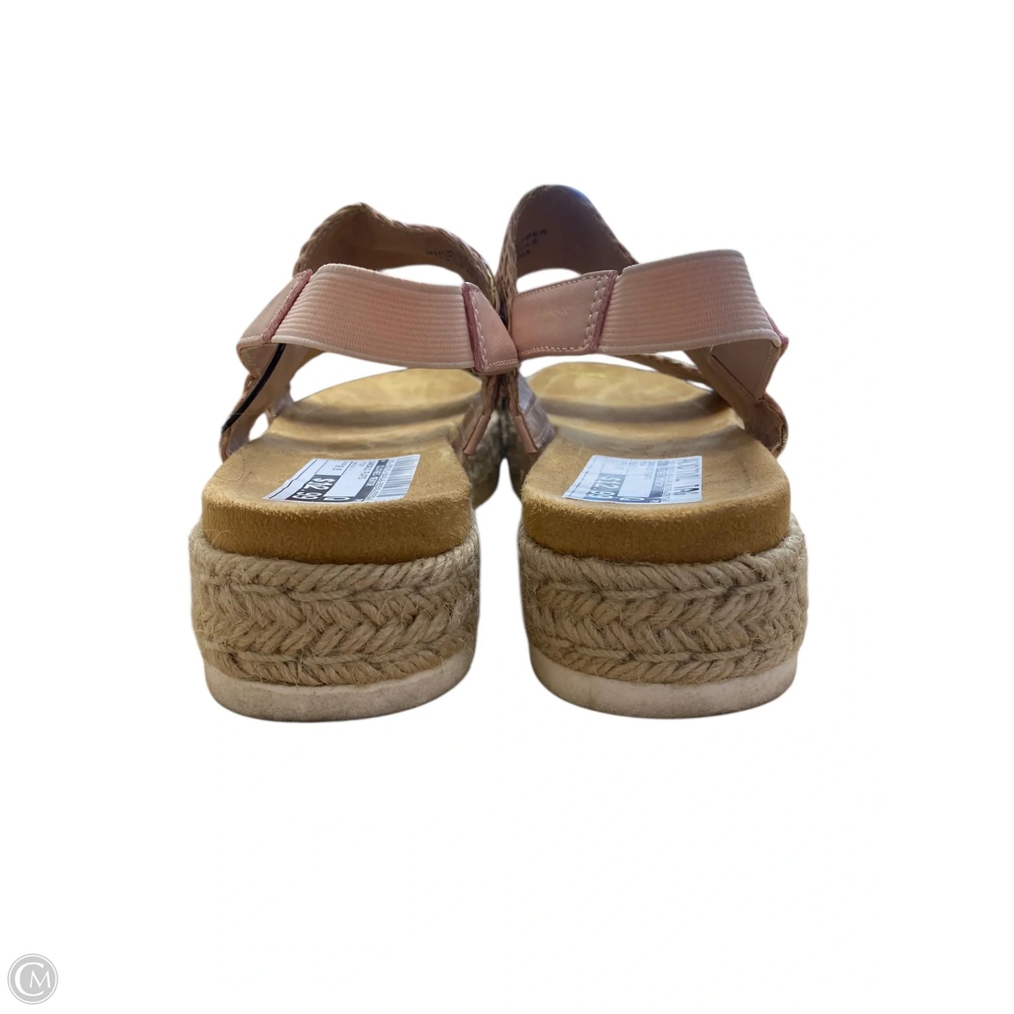 Sandals Flats By Clothes Mentor In Pink, Size: 9.5