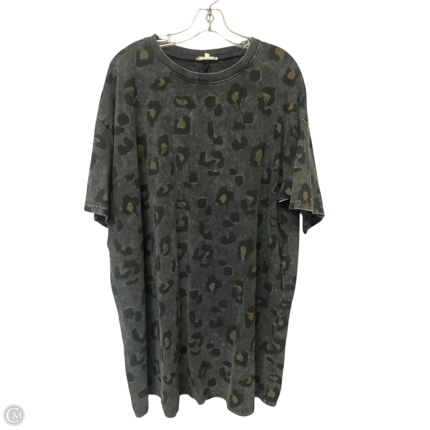 Dress Casual Midi By Easel In Grey, Size: 2x