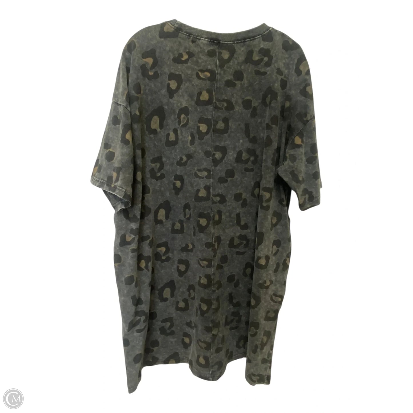 Dress Casual Midi By Easel In Grey, Size: 2x