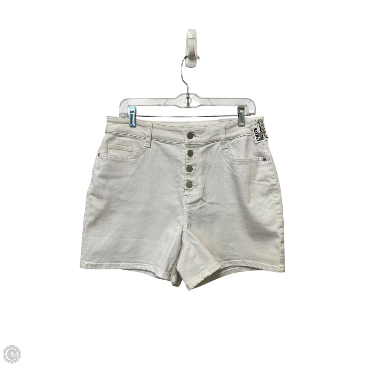 Shorts By Nine West In White Denim, Size: 12