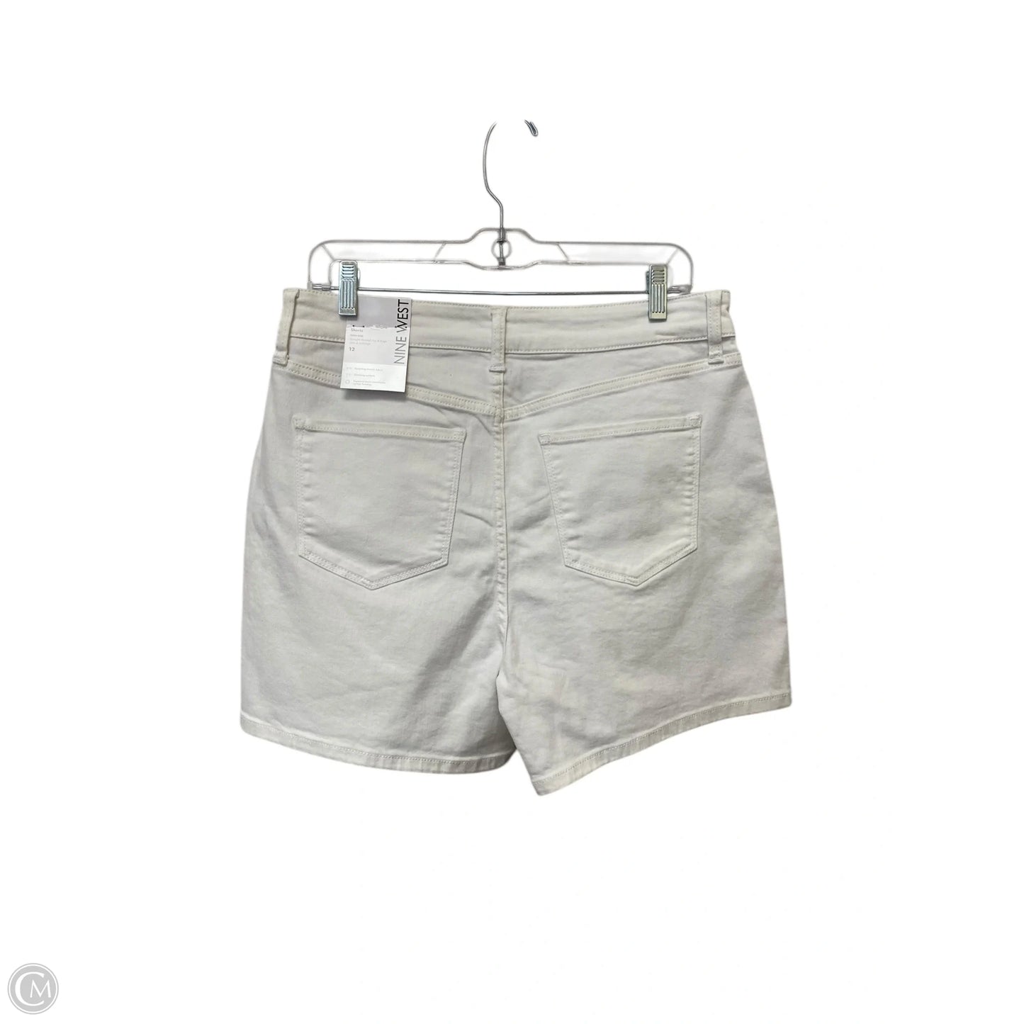 Shorts By Nine West In White Denim, Size: 12