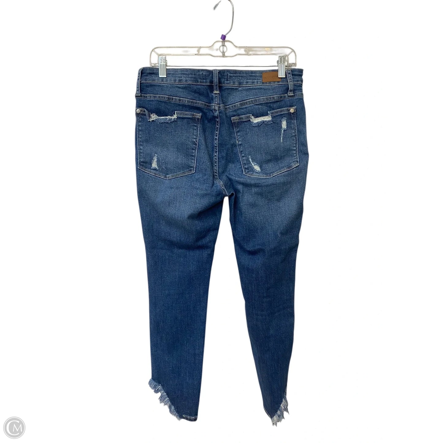 Jeans Skinny By Judy Blue In Blue Denim, Size: 10