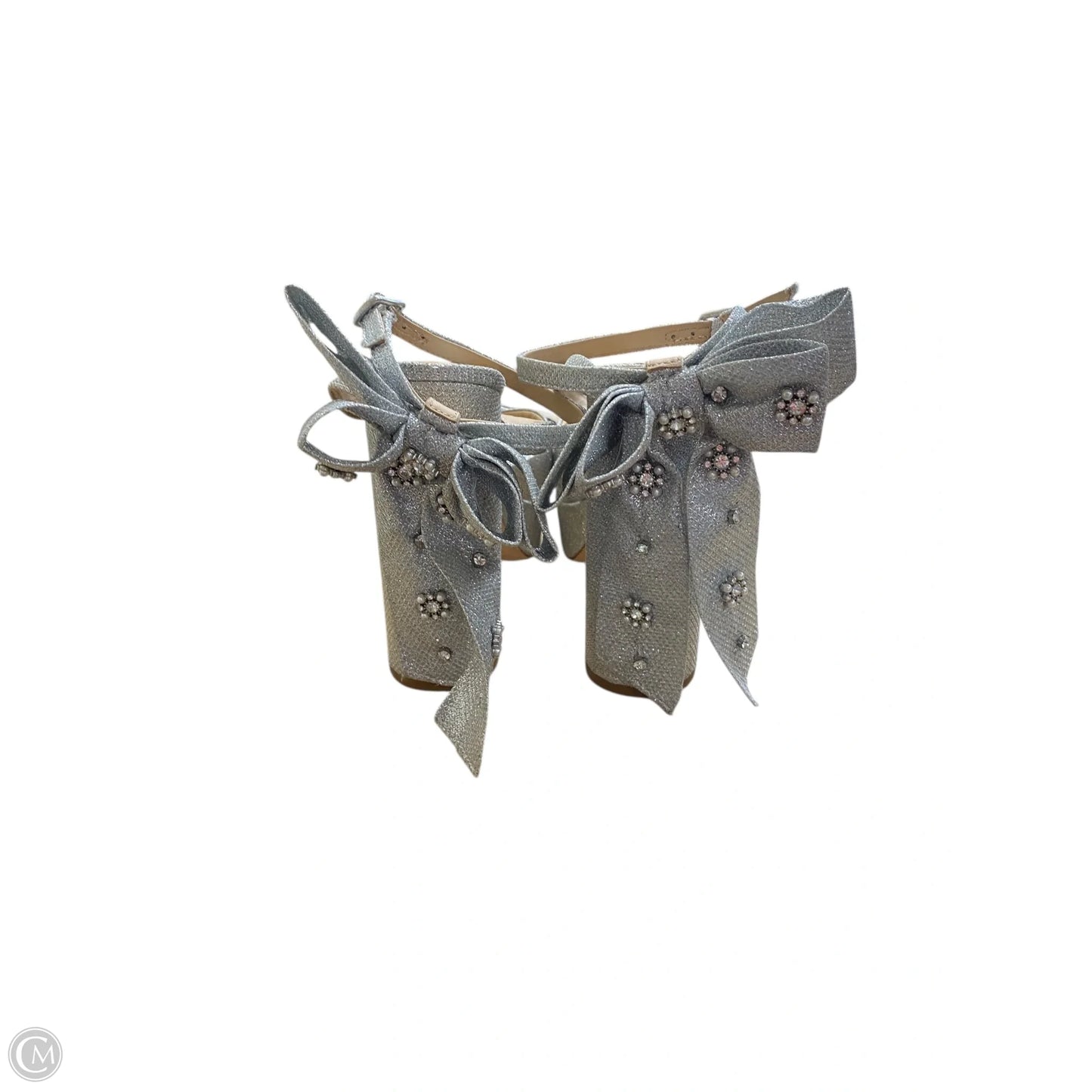 Shoes Heels Block By Antonio Melani In Silver, Size: 11