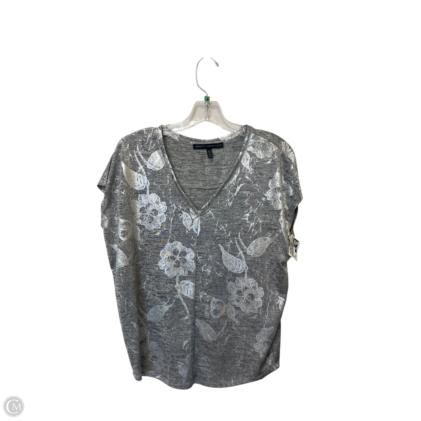 Top Sleeveless Basic By White House Black Market In Grey, Size: Xxs