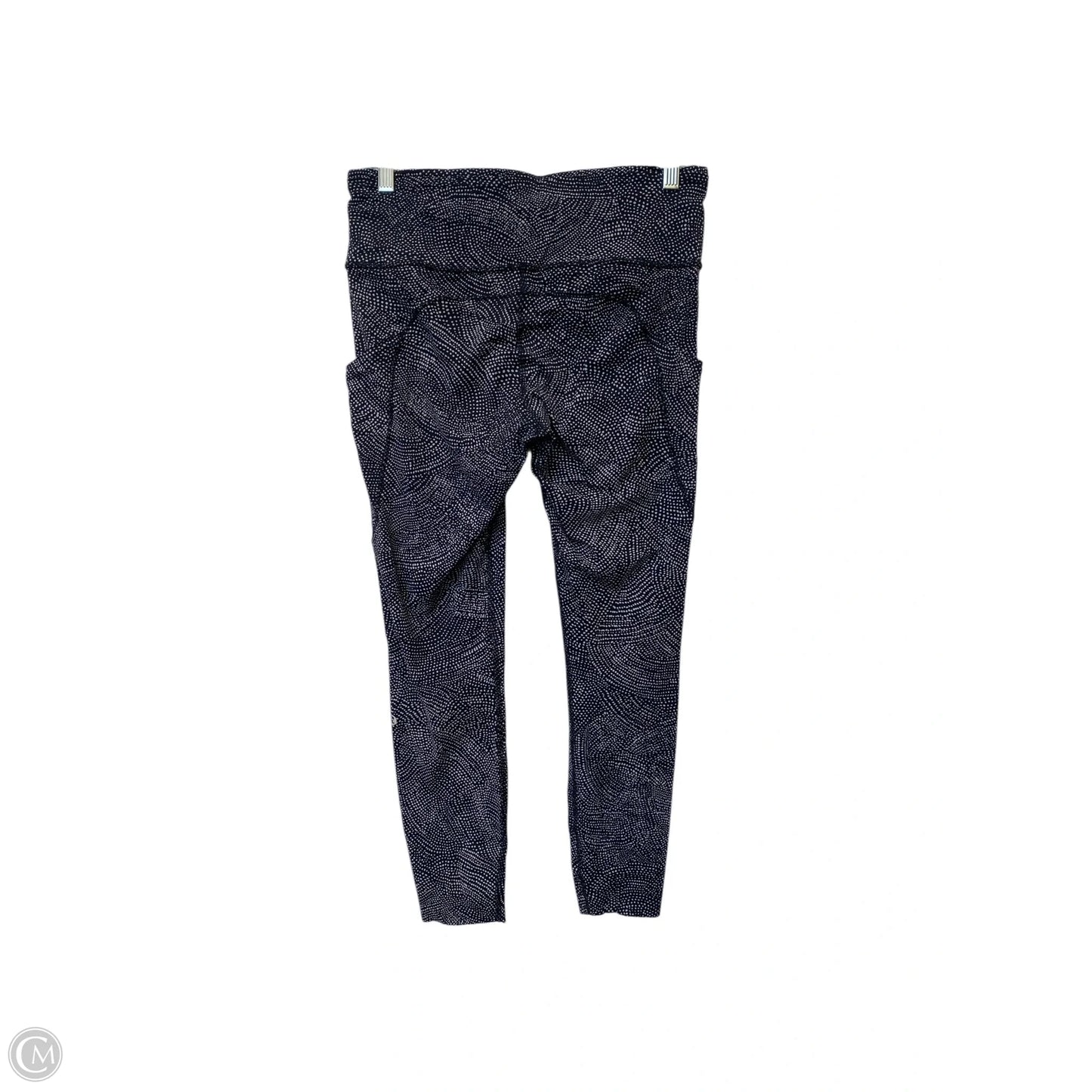 Athletic Leggings By Lululemon In Black & White, Size: 8