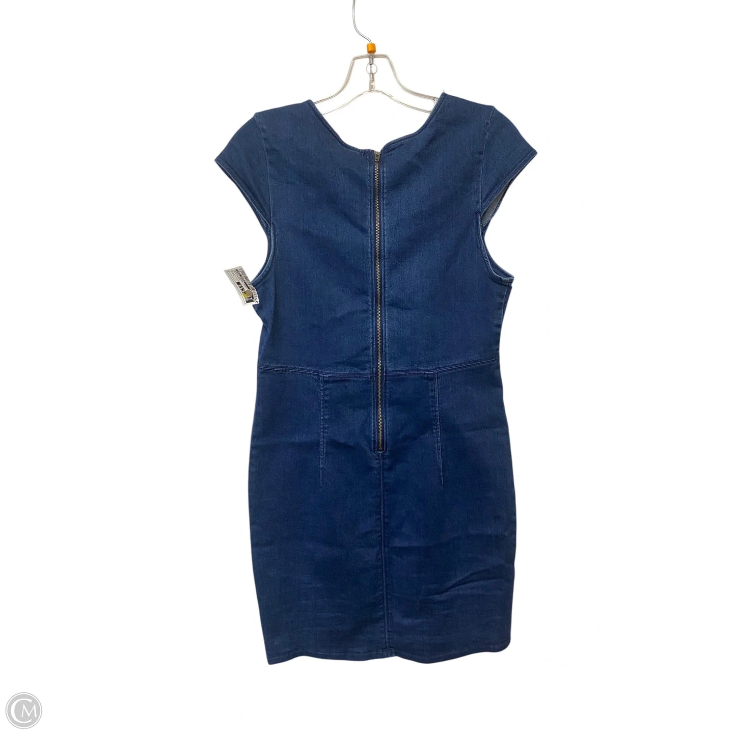 Dress Casual Short By Free People In Blue Denim, Size: L