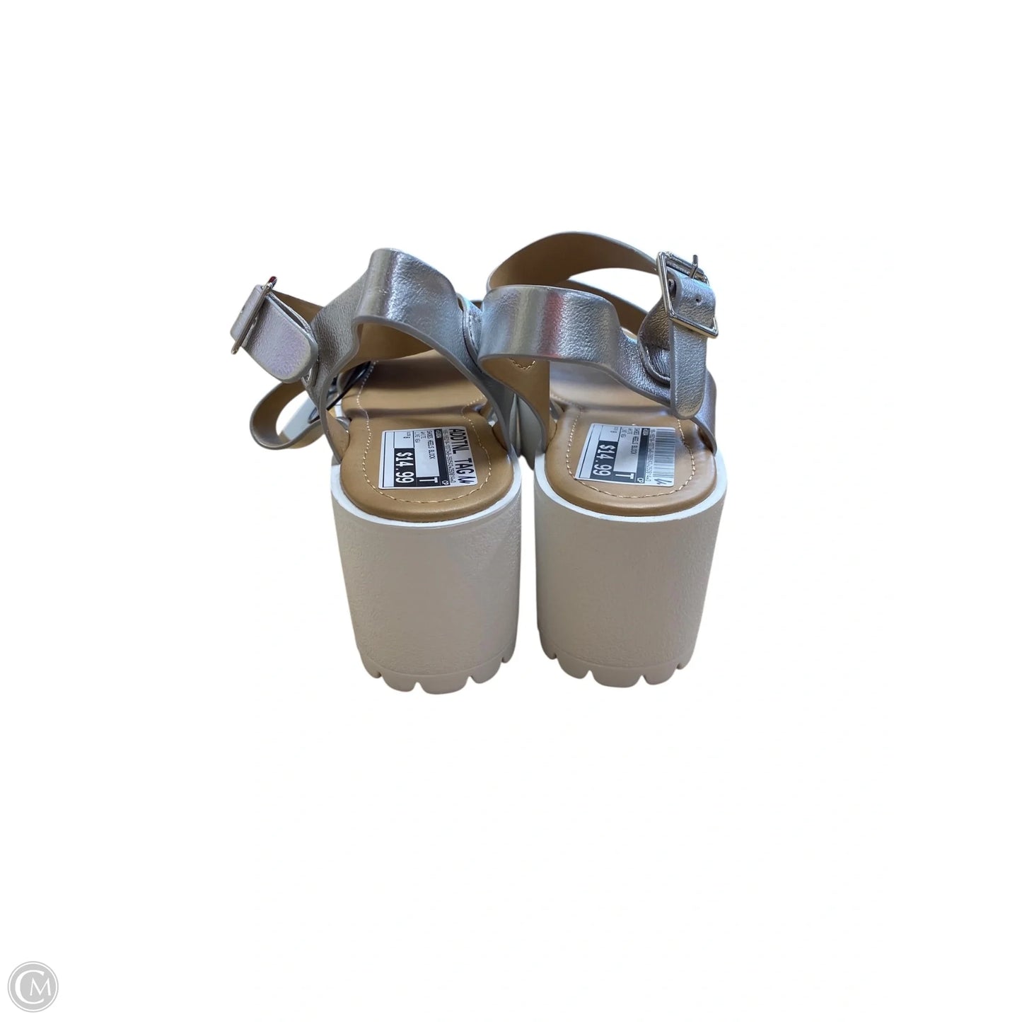Shoes Heels Block By Soda In White, Size: 8