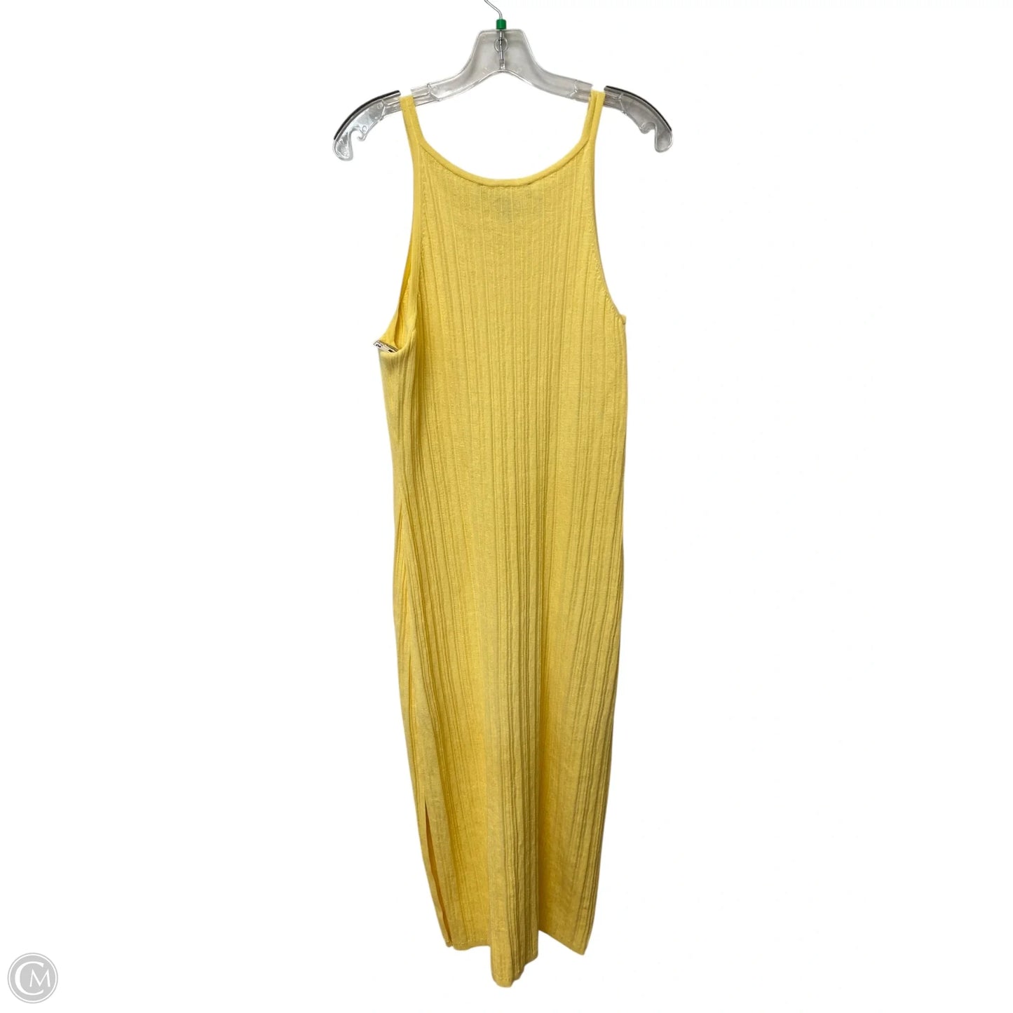 Dress Casual Maxi By White House Black Market In Yellow, Size: Xl