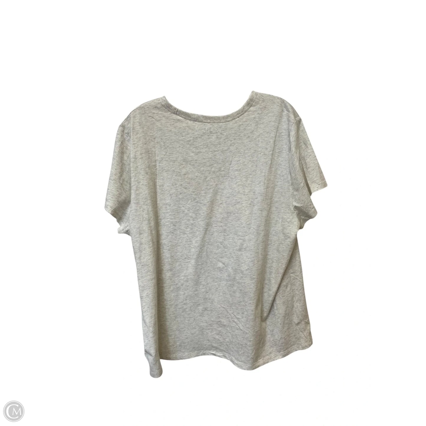 Top Short Sleeve Basic By Gap In Grey, Size: Xxl