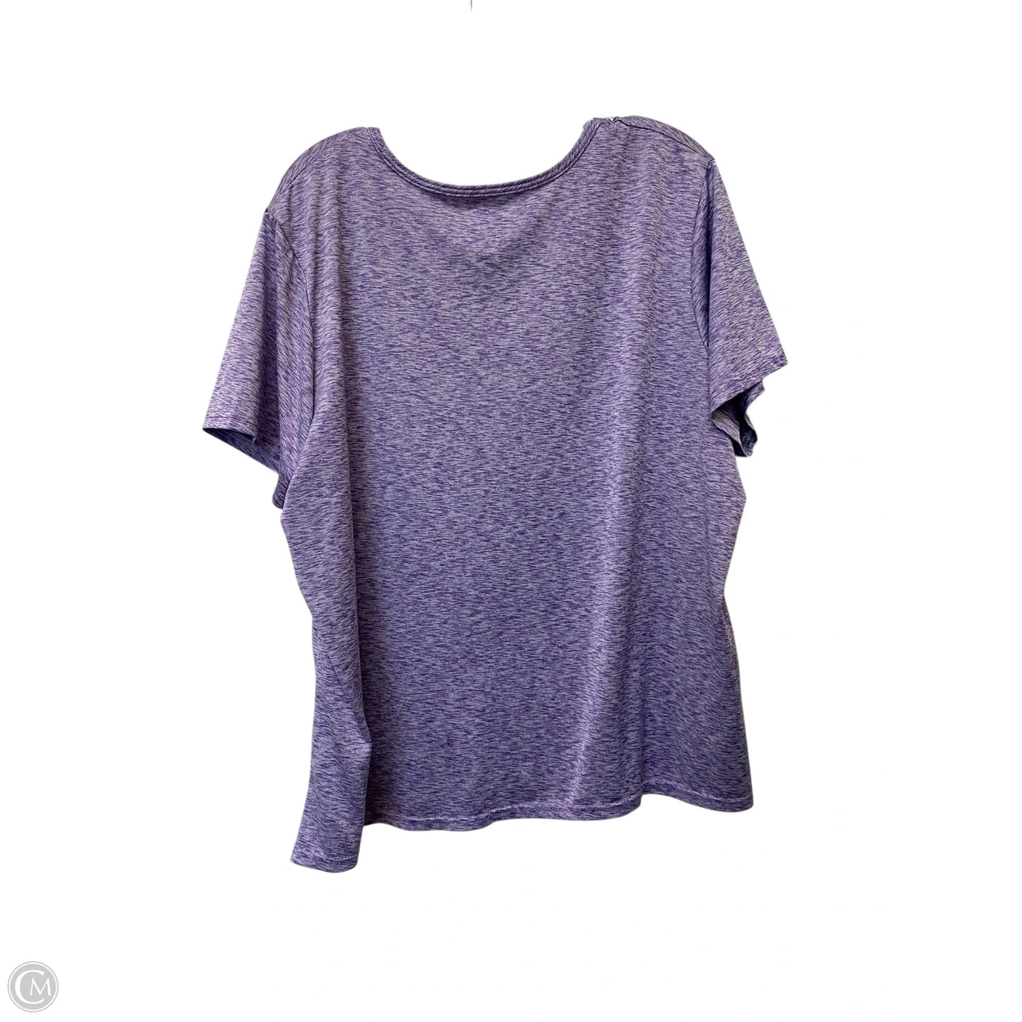 Athletic Top Short Sleeve By Cmf In Multi-colored, Size: 2x