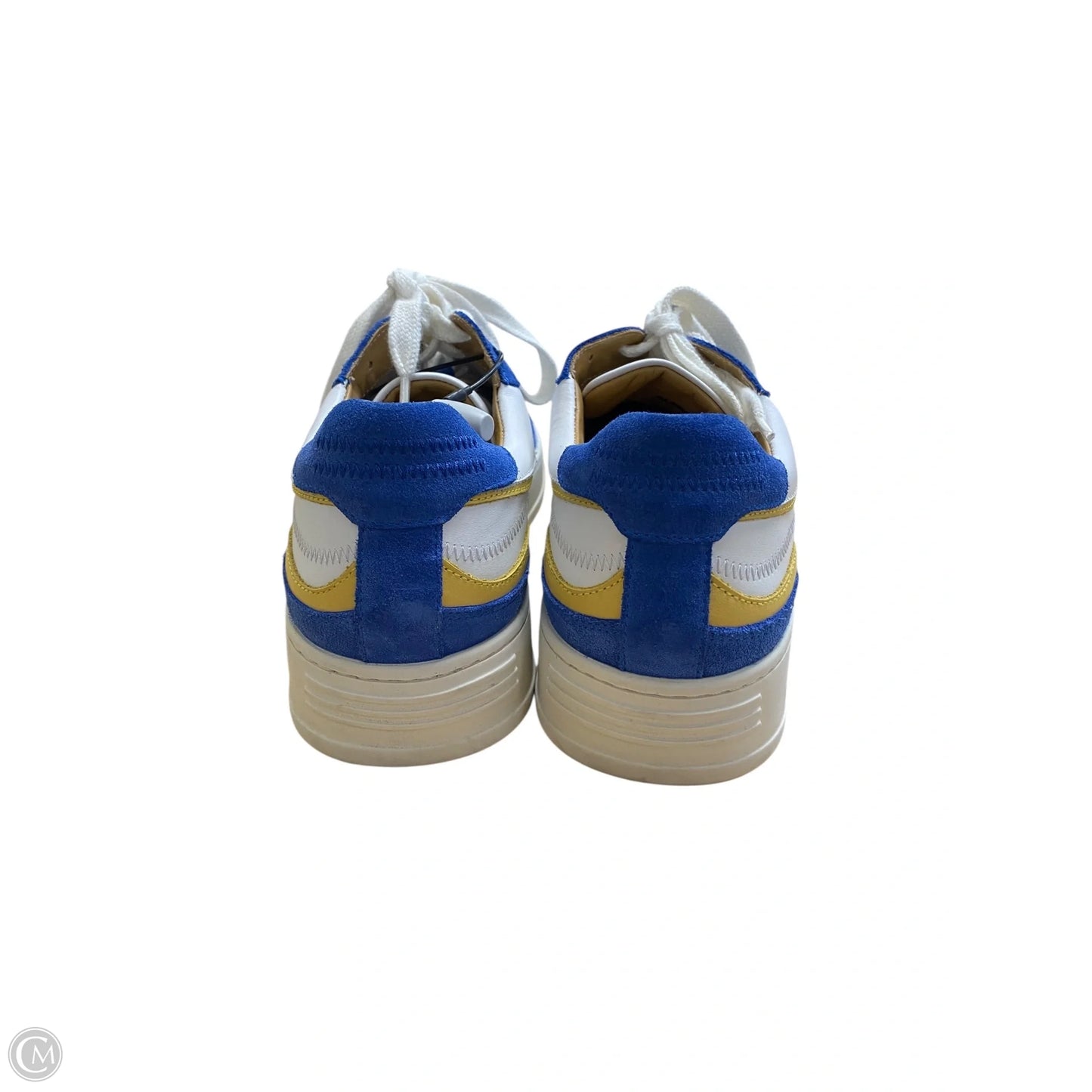 Shoes Sneakers By Clothes Mentor In Blue & White, Size: 8.5