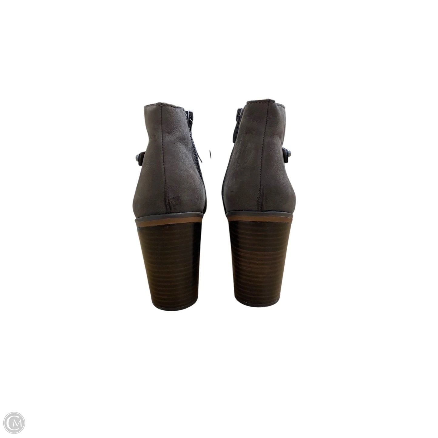 Boots Ankle Heels By Franco Sarto In Brown, Size: 8.5