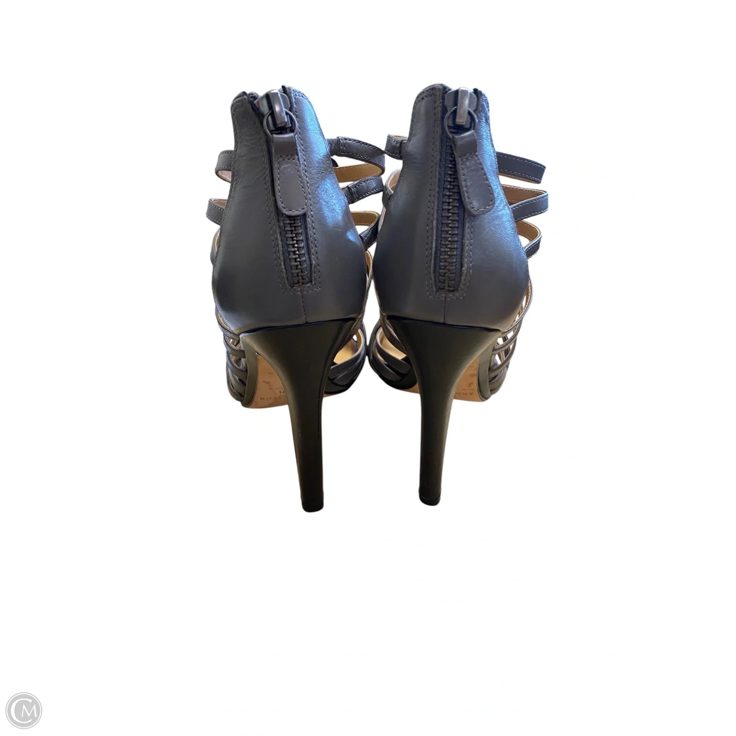 Shoes Heels Stiletto By Ann Taylor In Grey, Size: 8.5