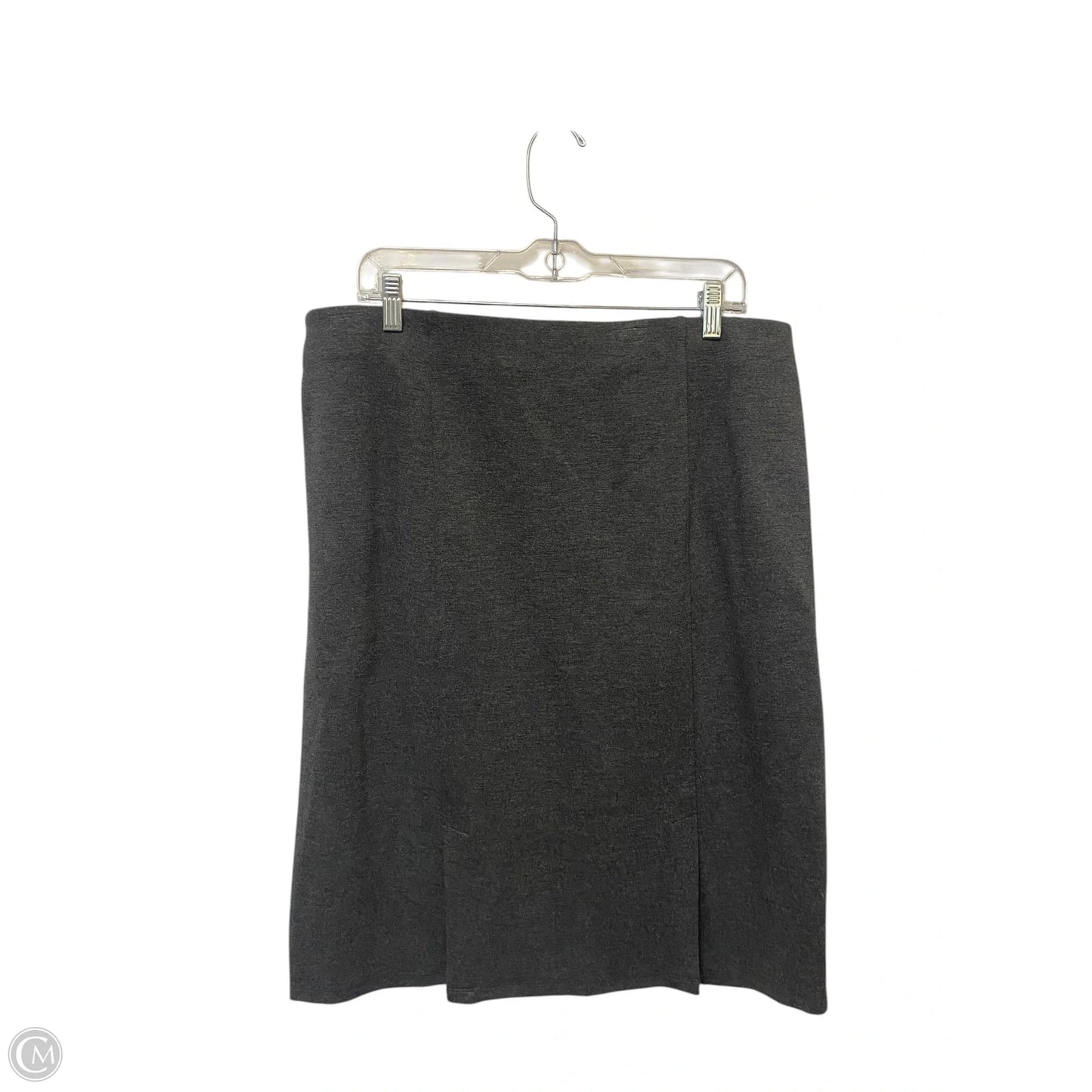Skirt Midi By Cato In Grey, Size: L