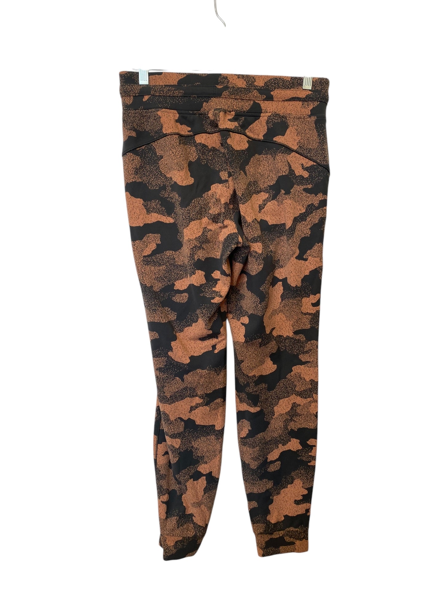 Athletic Pants By Lululemon In Grey & Orange, Size: 6