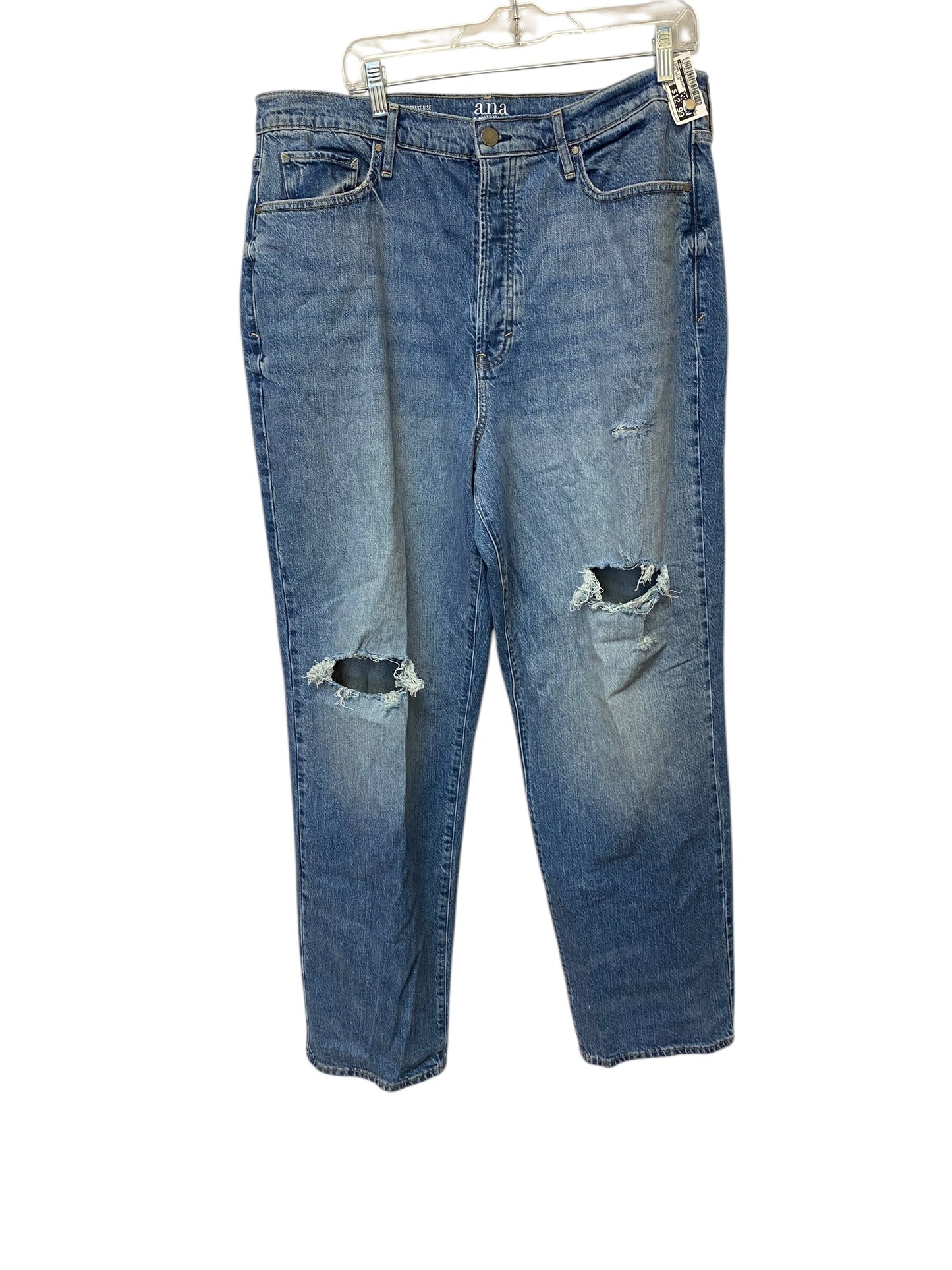Jeans Straight By Ana Size: 16