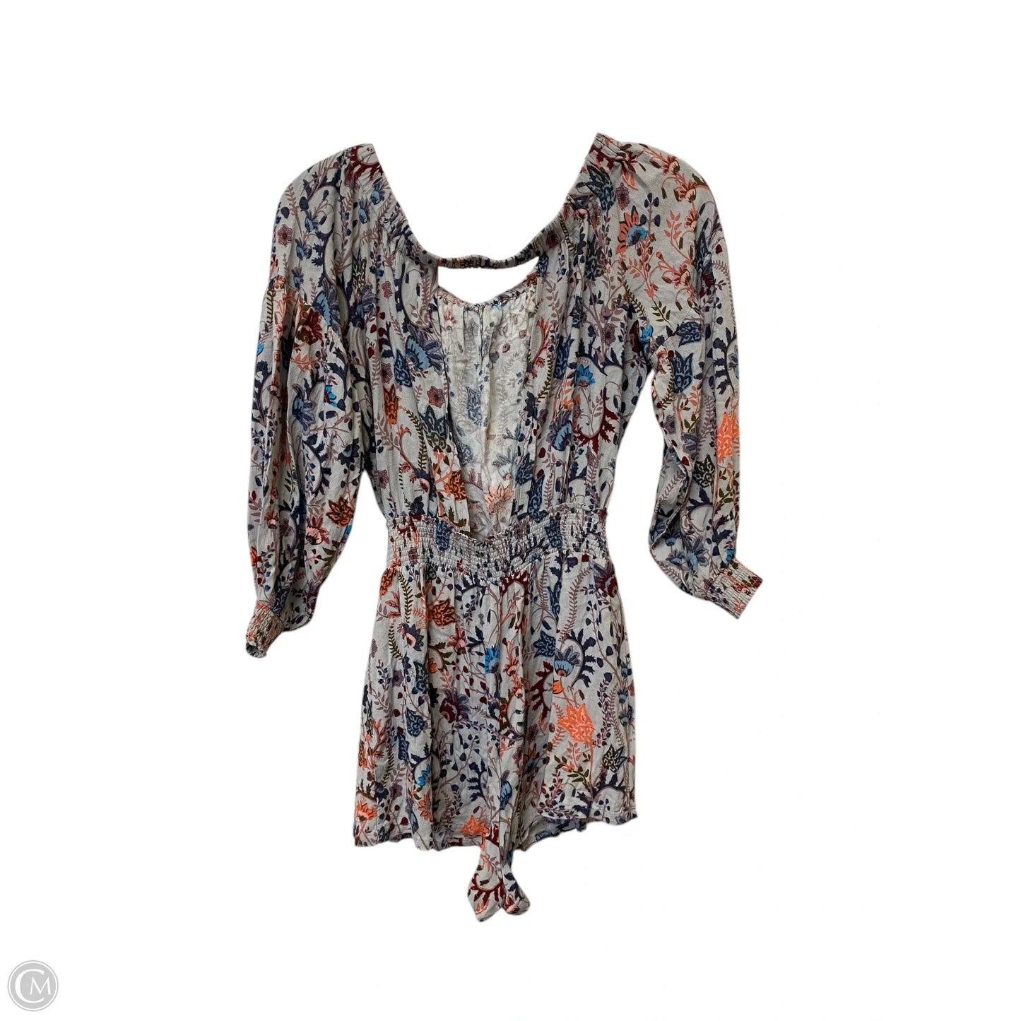 Romper By Free People In Floral Print, Size: S