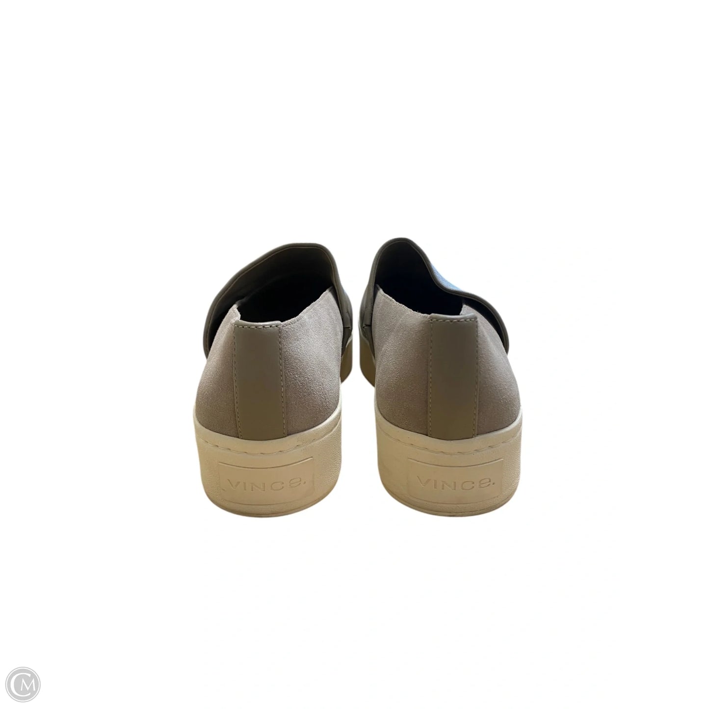 Shoes Flats By Vince In Grey, Size: 7.5