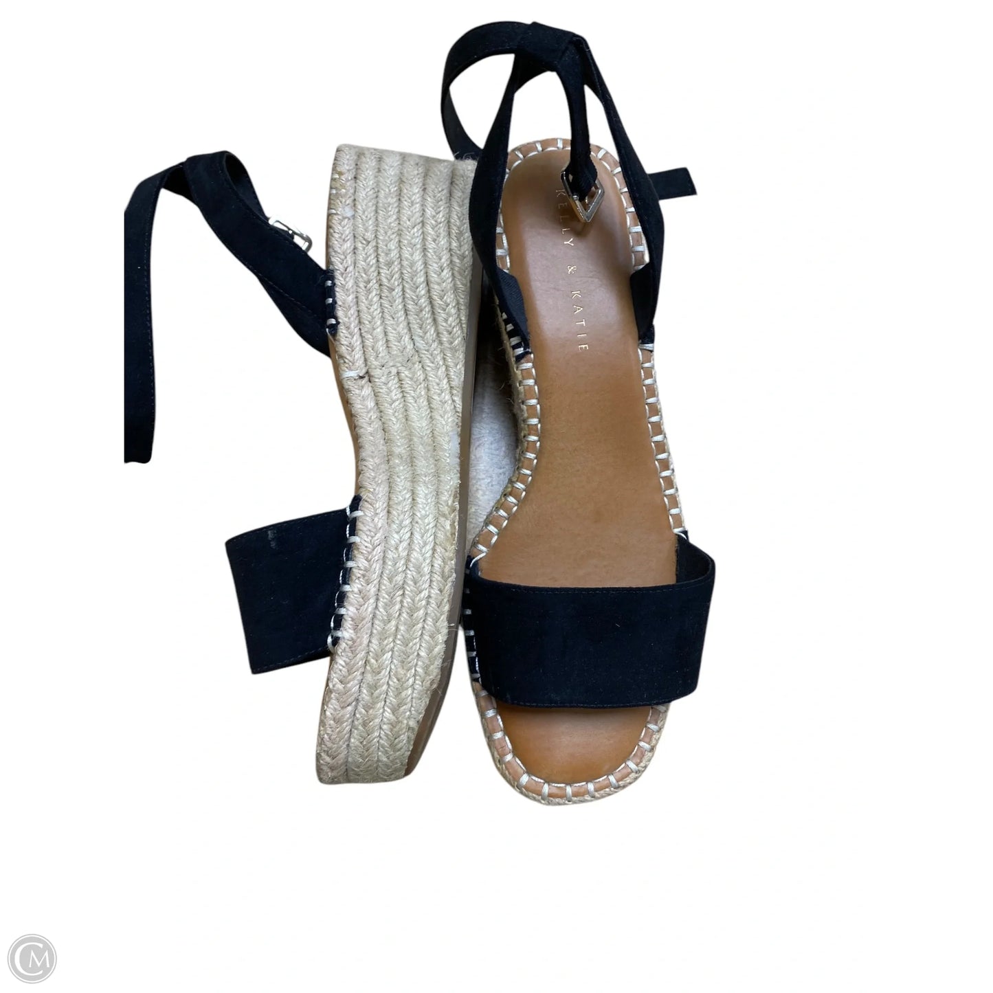 Sandals Flats By Kelly And Katie In Black & Brown, Size: 9