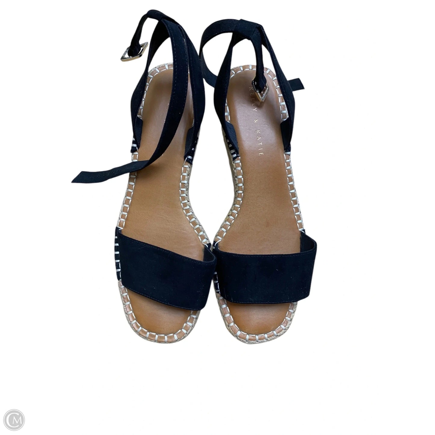 Sandals Flats By Kelly And Katie In Black & Brown, Size: 9