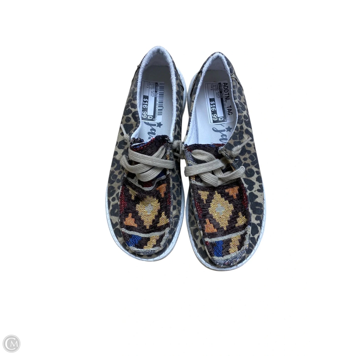 Shoes Flats By Gypsy Jazz In Animal Print, Size: 7