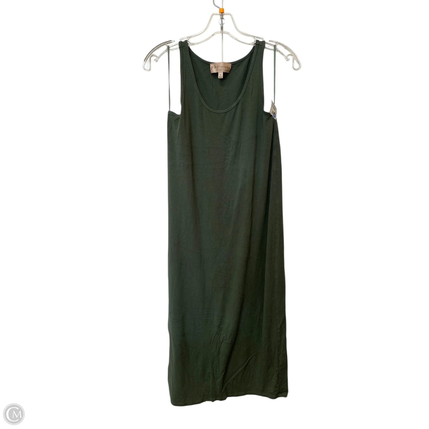 Dress Casual Midi By Philosophy In Green, Size: S