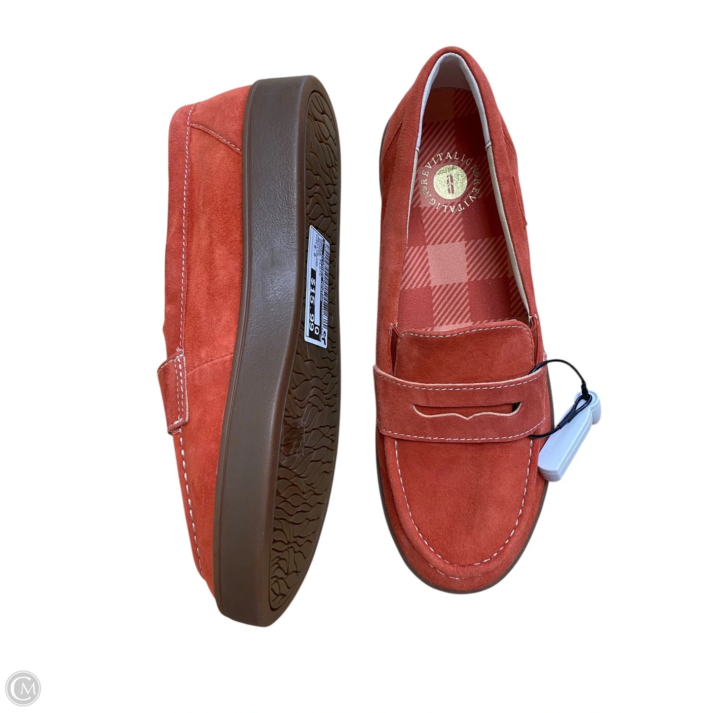 Shoes Flats By Clothes Mentor In Orange, Size: 8.5
