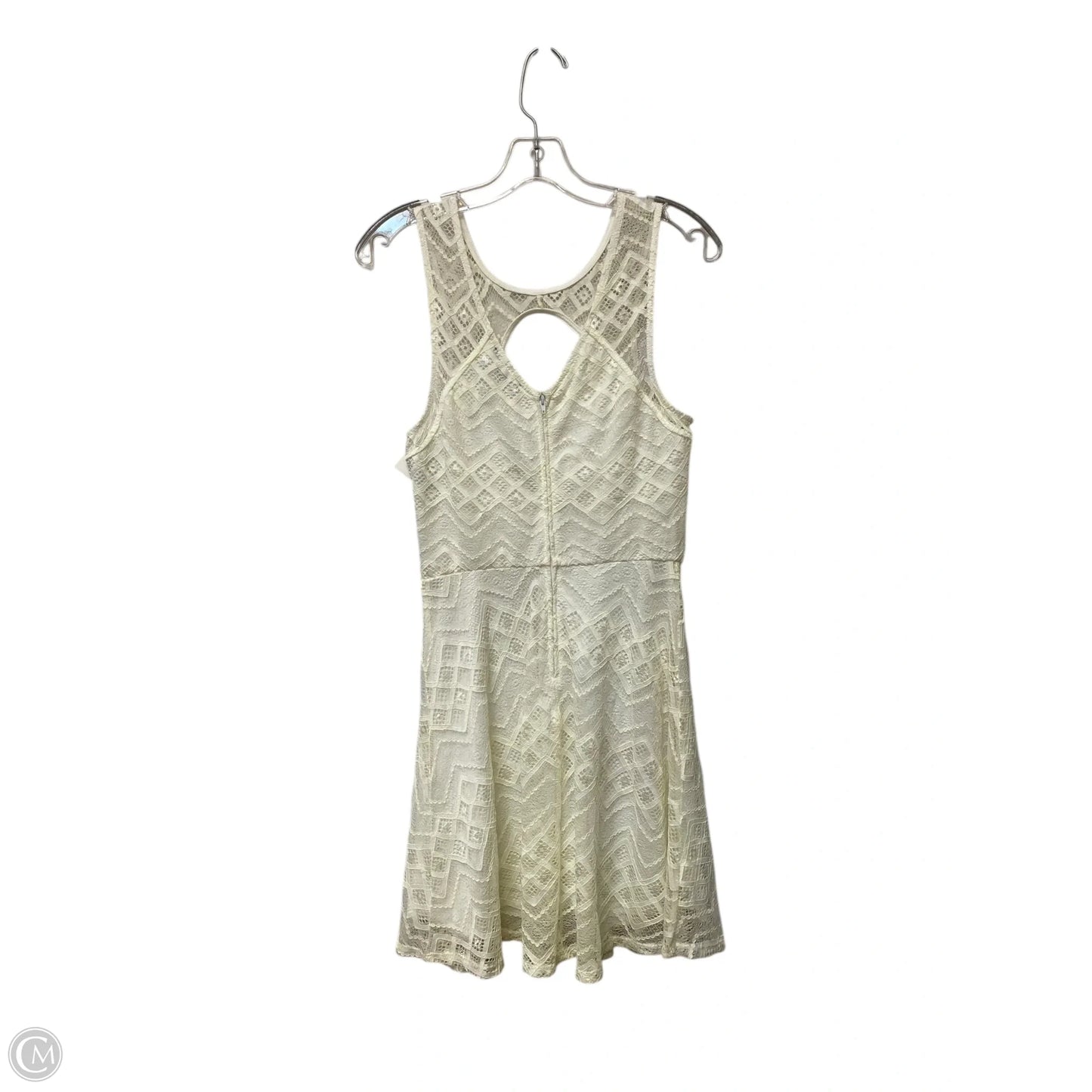 Dress Casual Short By Trixxi In Cream, Size: M