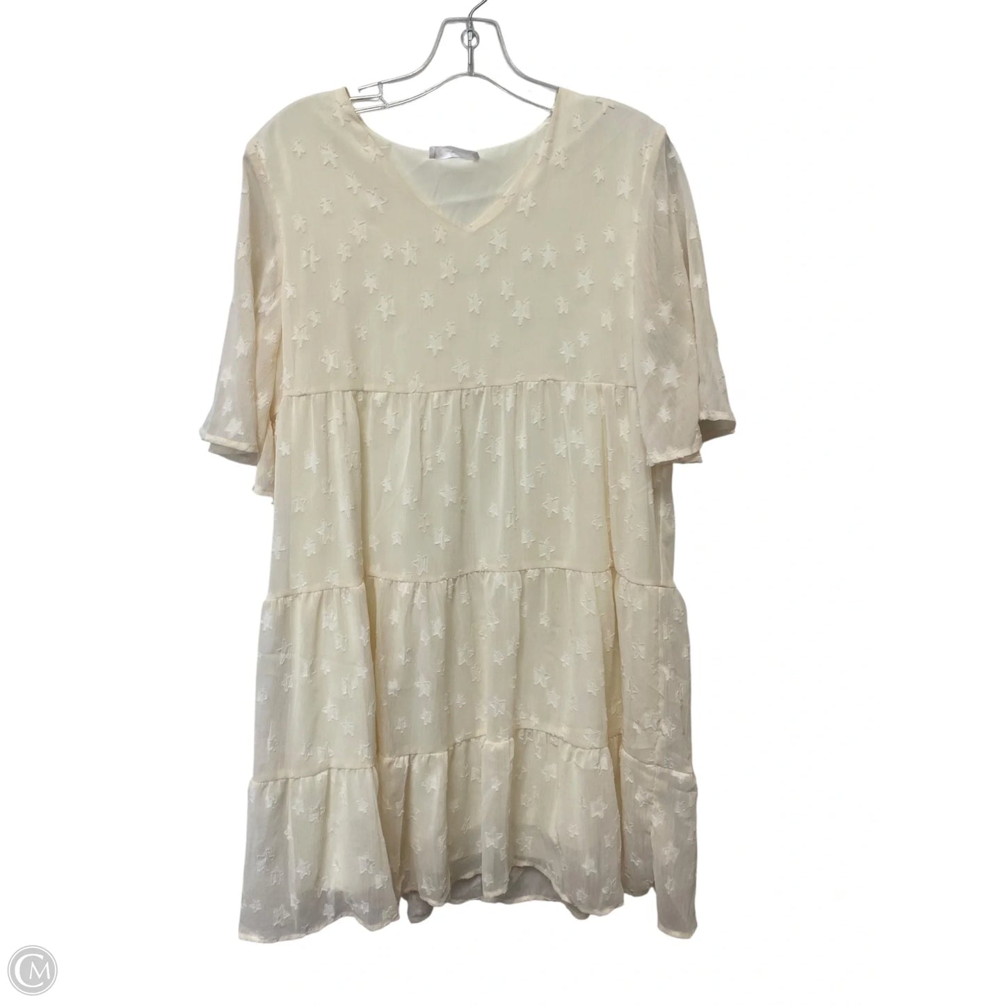 Dress Casual Short By Cmf In Cream, Size: M