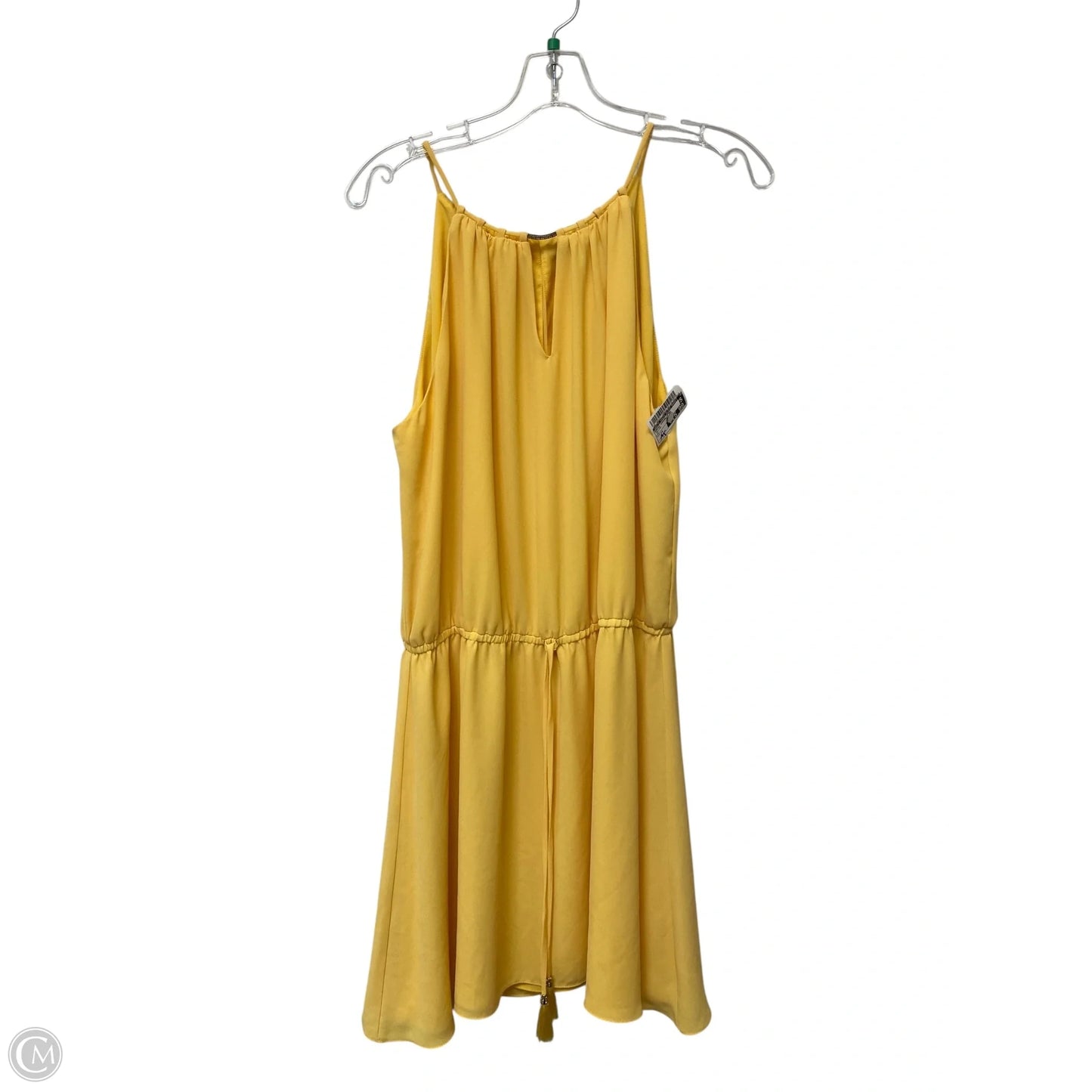 Dress Casual Midi By White House Black Market In Yellow, Size: 14
