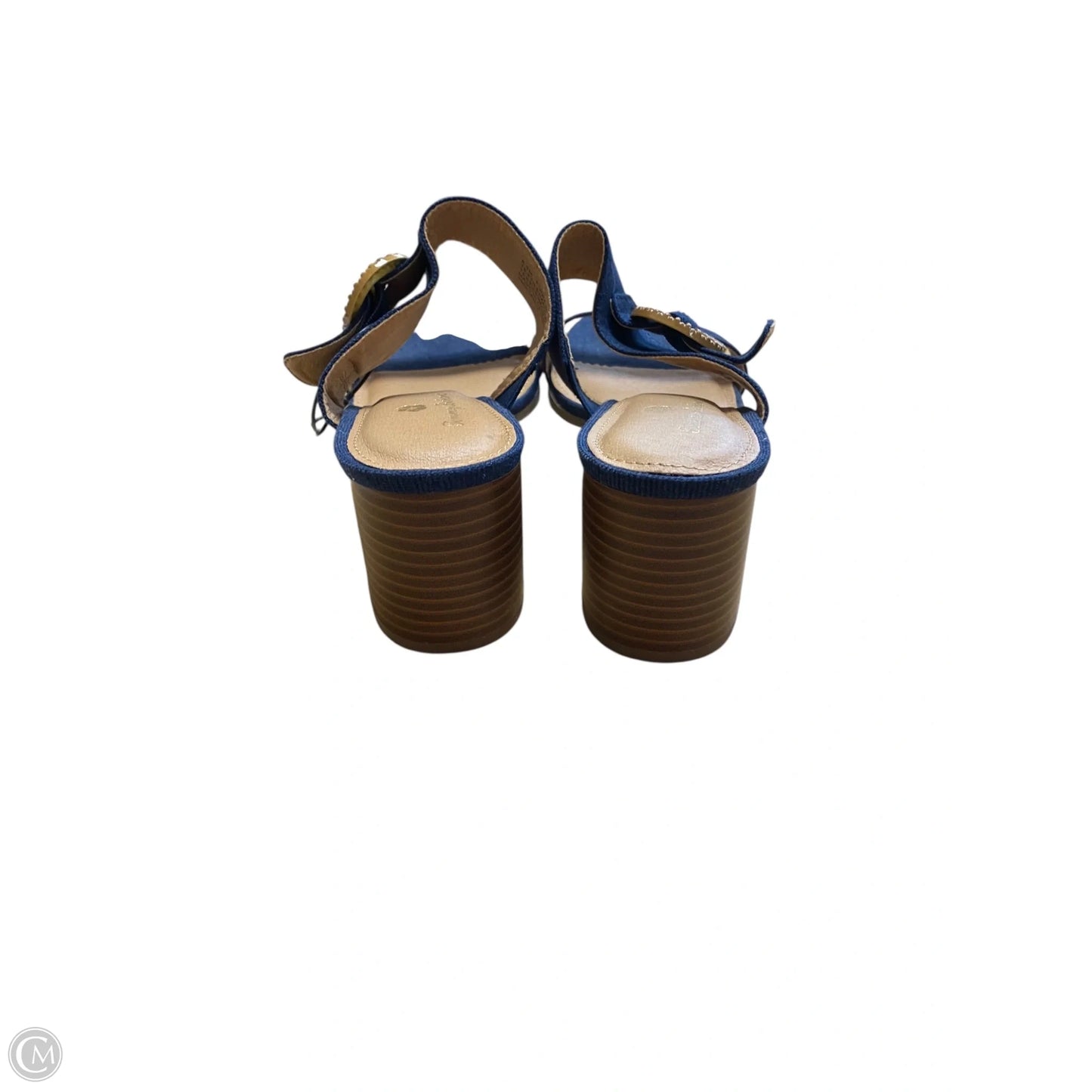 Shoes Heels Block By Tommy Bahama In Blue, Size: 8.5