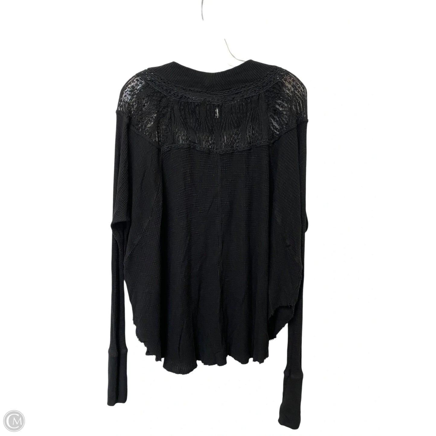 Top Long Sleeve By Free People In Black, Size: L
