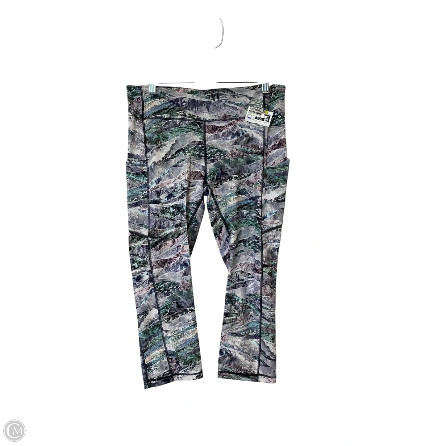 Athletic Leggings By Lululemon In Multi-colored, Size: 10