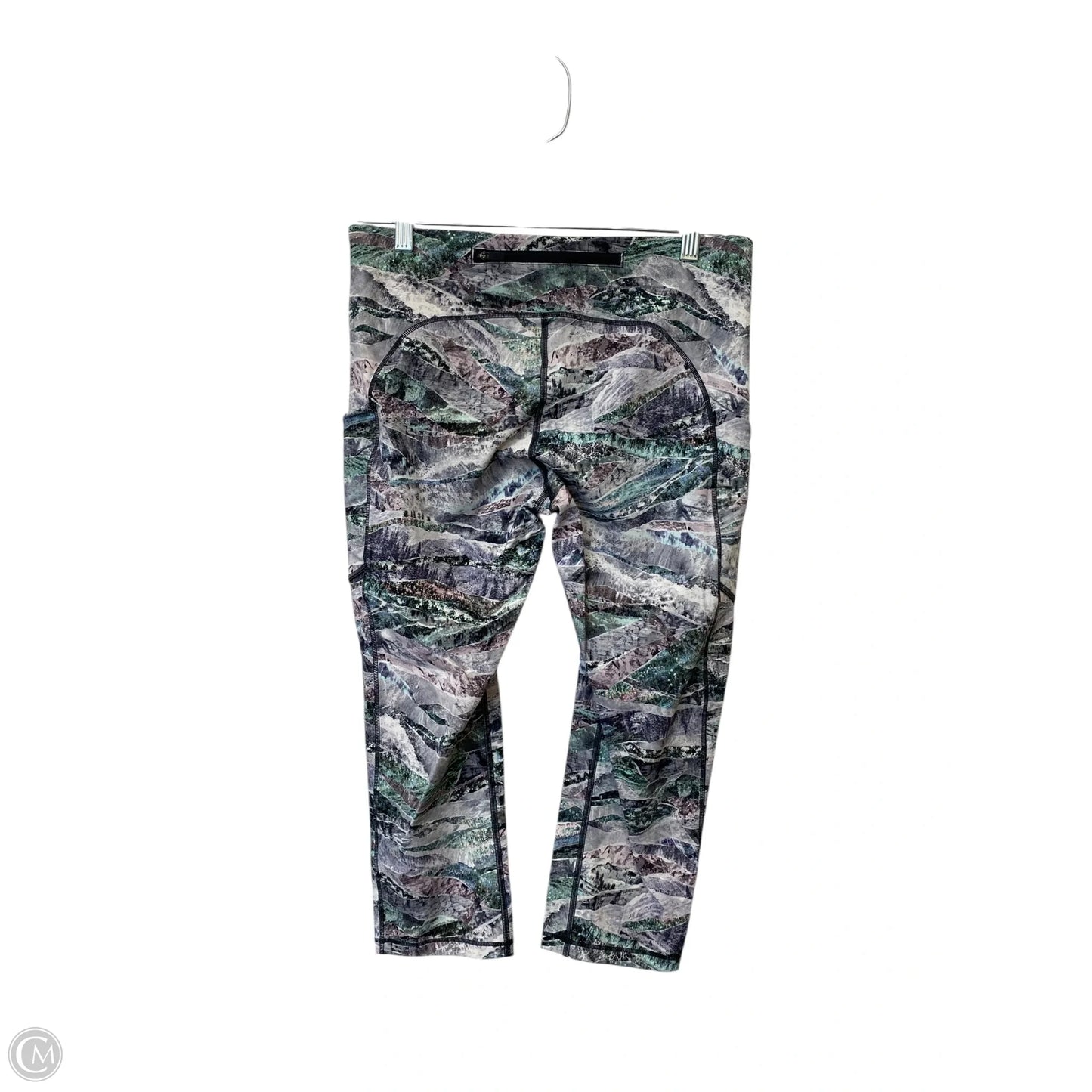 Athletic Leggings By Lululemon In Multi-colored, Size: 10