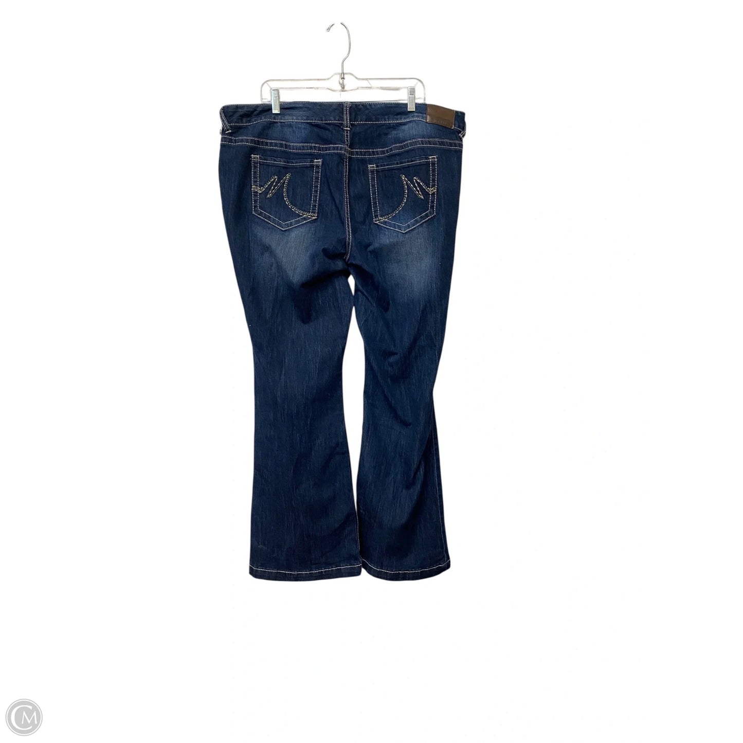 Jeans Straight By Maurices In Blue Denim, Size: 20