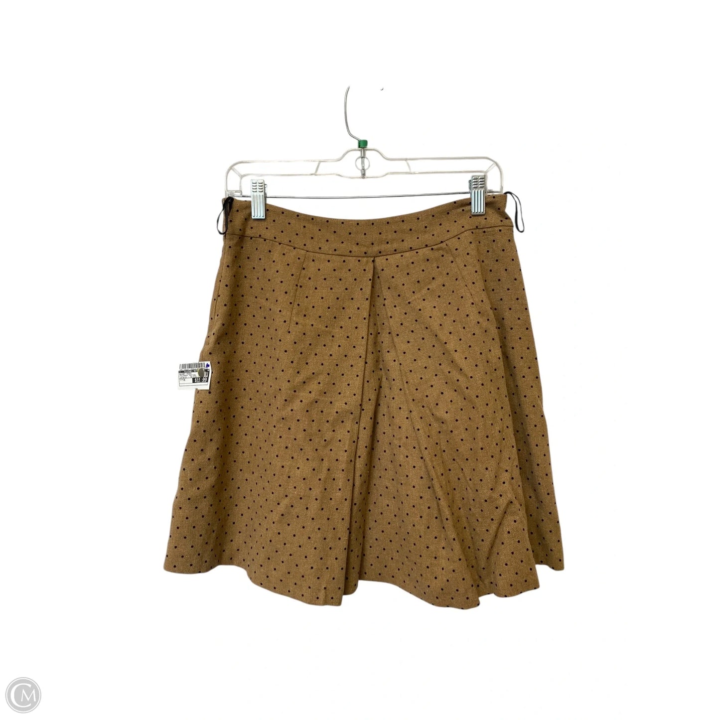 Skirt Midi By Clothes Mentor In Polkadot Pattern, Size: M